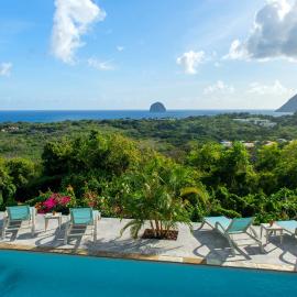 Kaz O'Rocher - Sea View Appartements, hotel din Le Diamant