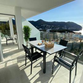 Sea view apartment 6D with pool in Cañamel beach