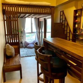 Penthouse Condo Studio Unit CENTRIO TOWER w/ Stove