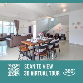 Lux Villa 6rm 12 to 22 pax Wifi Netflix BBQ SteamBoat Games Beach Water Park, hotel in Desaru