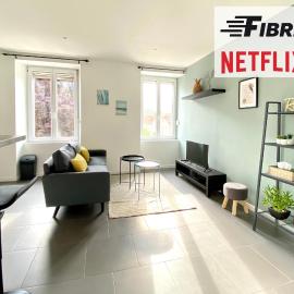 Très beau T2 42m2 lumineux, moderne et rénové avec Fibre