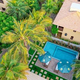 Sombra do Coqueiro Villas - 150m da Praia, hotel in Luis Correia