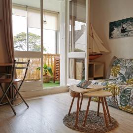 Appartement cosy Roscoff 50 m plage thalasso WIFI PARKING