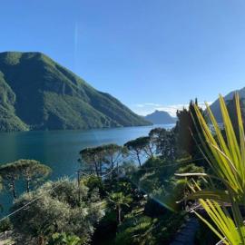 Cosy Penthouse with stunning view on Lugano Lake, hotel u gradu Cima