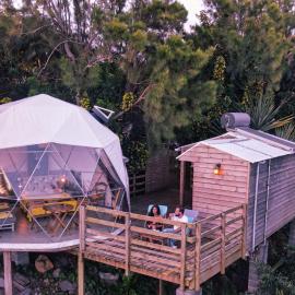 Bubble Dome Village, hotel i Saint-Joseph