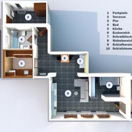 Ferienwohnung Untersteinbach، فندق في Pfedelbach