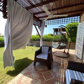 Chalet with backyard in North Coast near Marina & New Alamein الساحل الشمالي العلمين