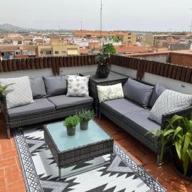 Apartamento con terraza y piscina en Malgrat de Mar, hotel a Malgrat de Mar