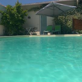 Chambre direct piscine
