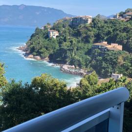 Apto no Porto Real Resort com vista mar, piscina oceânica e lazer