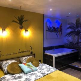 Appartement cosy avec baignoire balnéo