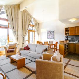 Private penthouse 2-bed Apartment, ski in and out in 5* Flaine Residence