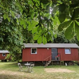 Schäferwagen auf dem NaturGut-Saalkow, Hotel in Gustow