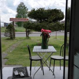 BIS Studio 2osob w Lebie Blisko plaży wellness i kuchnia w ogrodzie