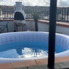Apartment with terraces and hot tub with built-in massage jets - San Vito 400m from beach