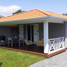 Chalet tout équipé, terrasse