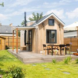 Tiny house en Baie du Mont-Saint-Michel, hotel Dol-de-Bretagne-ban