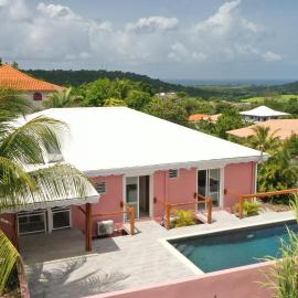 Villa avec piscine, vue sur mer, Rocher du Diamant