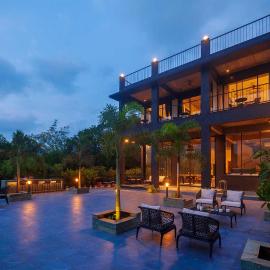 Sunset Boulevard by StayVista - Lakeside Villa with Pet-Friendly Ambiance, Deck, Terrace, Plunge Pool & Modern Flair