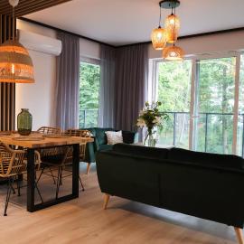 Apartament Panorama z widokiem na jezioro