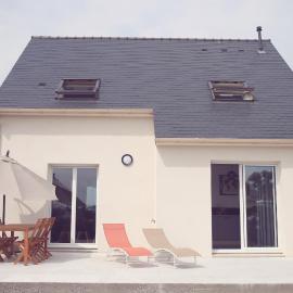La casa sovaïna maison neuve à 300m de la plage des amiets: Cléder şehrinde bir otel