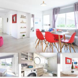Spacious 3 Bedroom Penthouse, Sea View, 2 Terraces, Walk to Beach, Centre