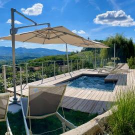 Suites & Balnéo chez l'habitant - Vue panoramique sur le Vercors
