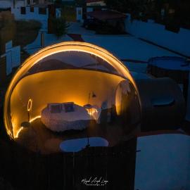 Burbuja Glamping AntiSaturno - Casas del Alto Tajo, ξενοδοχείο σε Ablanque