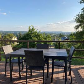 Ferienwohnung Panorama, хотел в Форхайм