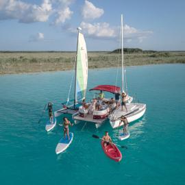 The Yak Lake House Hostal Bacalar - Front Lagoon, hotell sihtkohas Bacalar