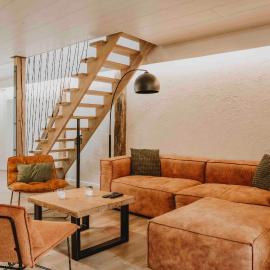 Wooden Soul : duplex 2 chambres avec jardin commun, hotell sihtkohas Houffalize