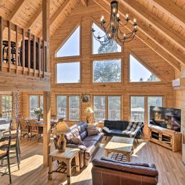 ‘Lazy Beaver Lodge’ Pagosa Cabin w/ Deck, Fire Pit
