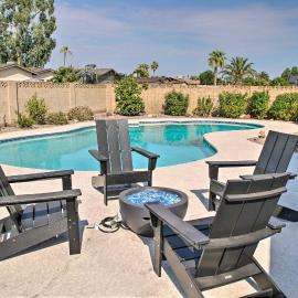 Fire Pit, Heated Pool: Central Tempe Escape!