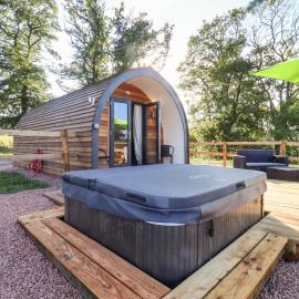 Worcester में, होटल Goose Pod at Salford Court Farm Fishing Cabins