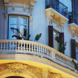 Historic 19th-Century Apartment with Balcony Overlooking Plaza