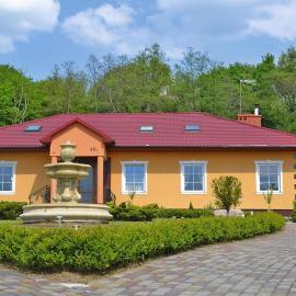 Comfortable XXL holiday villa by the pond