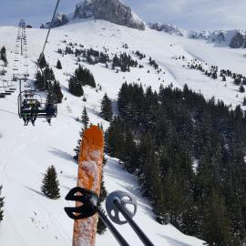 Chalet 8 pers 50m de la télécabine, khách sạn ở Thollon