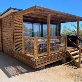 생라파엘에 위치한 호텔 Mobil home Chalet 35 m2 camping l ile d or Saint-raphael