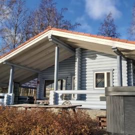 Järvenrantamökki Himoksella poreammeella, hotel i Jämsä