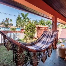 Itanhaém Casa ampla com piscina e churrasqueira a 300m da praia