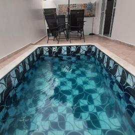 Casa nova em condominio com piscina e churrasqueira privativa