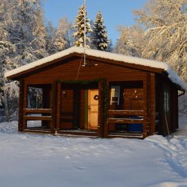 Stuga i Pålles Stugby, хотел в Дувед