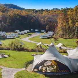 Under Canvas Great Smoky Mountains、ピジョン・フォージのホテル