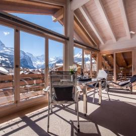 Chalet Schneehoren Penthouse, hotel em Wengen