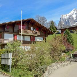 Fantastic view, cosy flat in chalet Bergfink