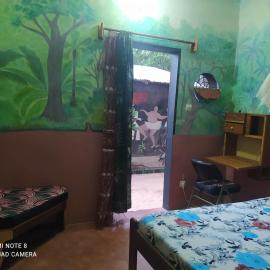 Chez Yaya - Chambre double "Brousse", Calme et Nature