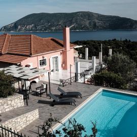 Evreti Villa with Stunning views, near Fiscardo