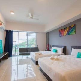 KK studio B 2 Queen Bed and Netflix