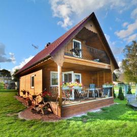 Large holiday home with a lake view