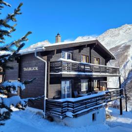 Saas-Fee में, होटल Chalet TALBLICK - Luxurious Penthouse on the 1st floor!